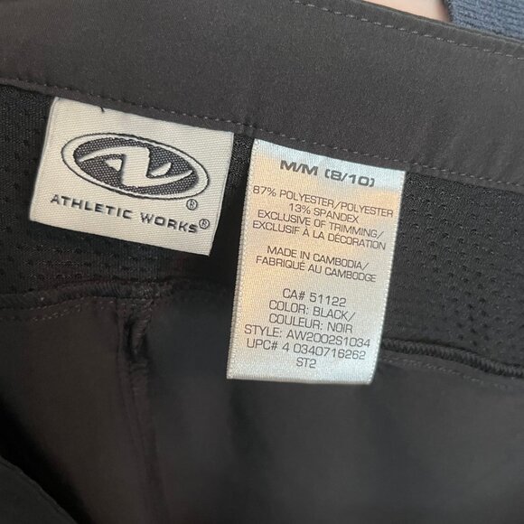 ATHLETIC WORKS. Outdoor Pants. Black. Size M (8/10). Womens. - Picture 3 of 9